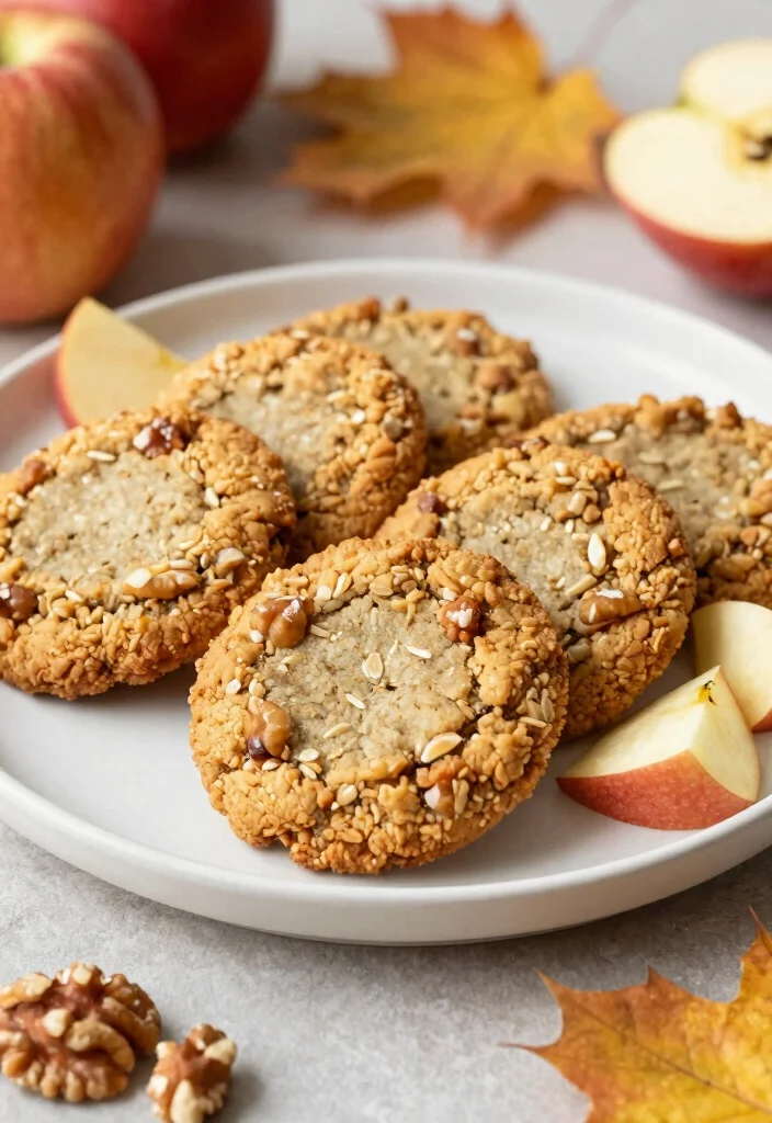 19 Autumn Baking Recipes Full of Warm Seasonal Flavors - 18. Nutty Apple Oatmeal Cookies 1
