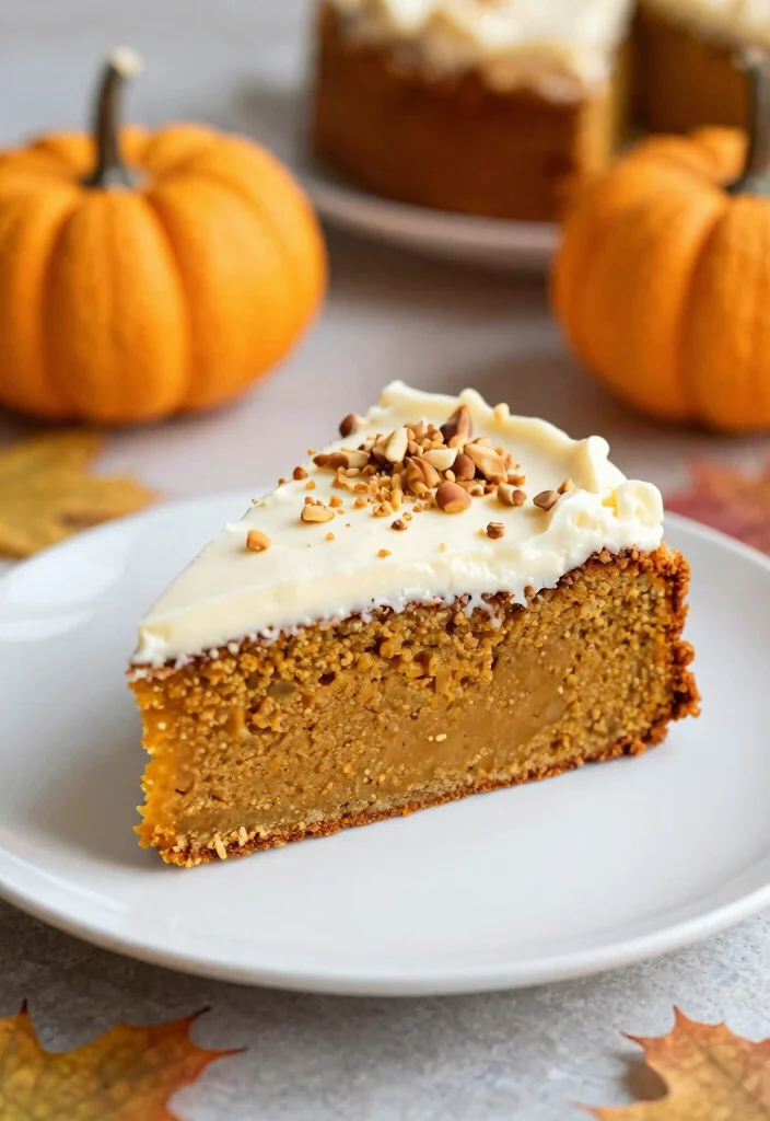 19 Autumn Baking Recipes Full of Warm Seasonal Flavors - 9. Almond Flour Pumpkin Spice Cake 1