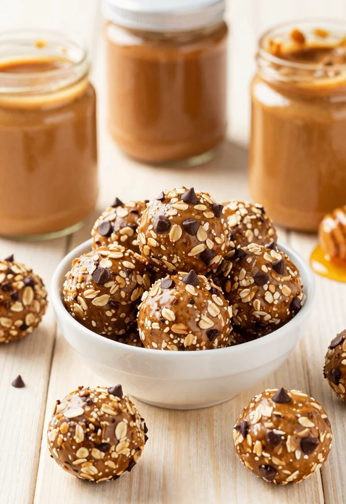 19 Easy Healthy Baking Recipes for Everyday Treats - 14. Nut Butter Energy Balls 1
