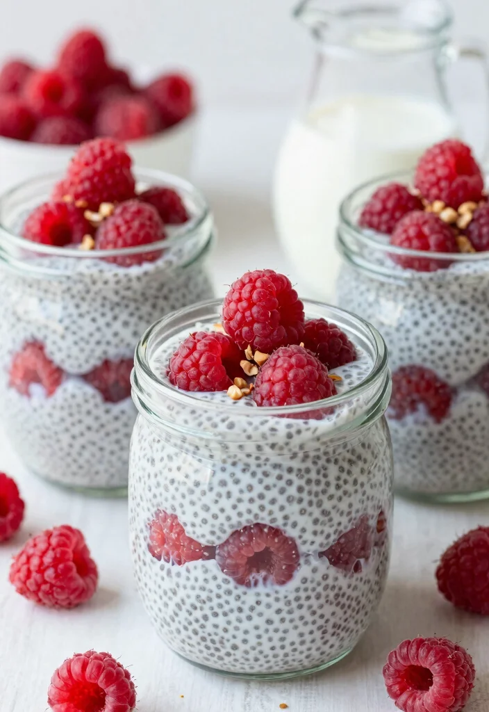 19 Easy Healthy Baking Recipes for Everyday Treats - 16. Raspberry Chia Pudding 1