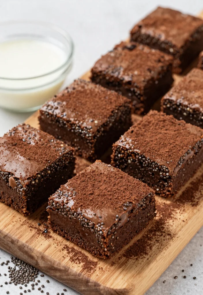 19 Easy Healthy Baking Recipes for Everyday Treats - 6. Chia Seed Pudding Brownies 1