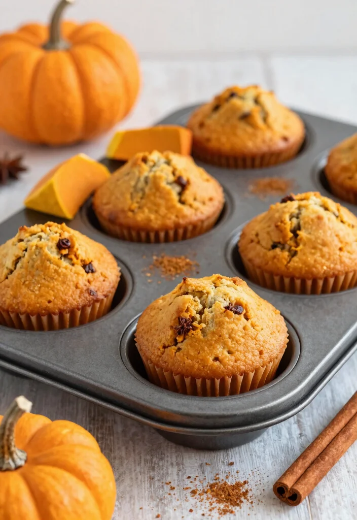 19 Easy Healthy Baking Recipes for Everyday Treats - 8. Pumpkin Spice Muffins 1