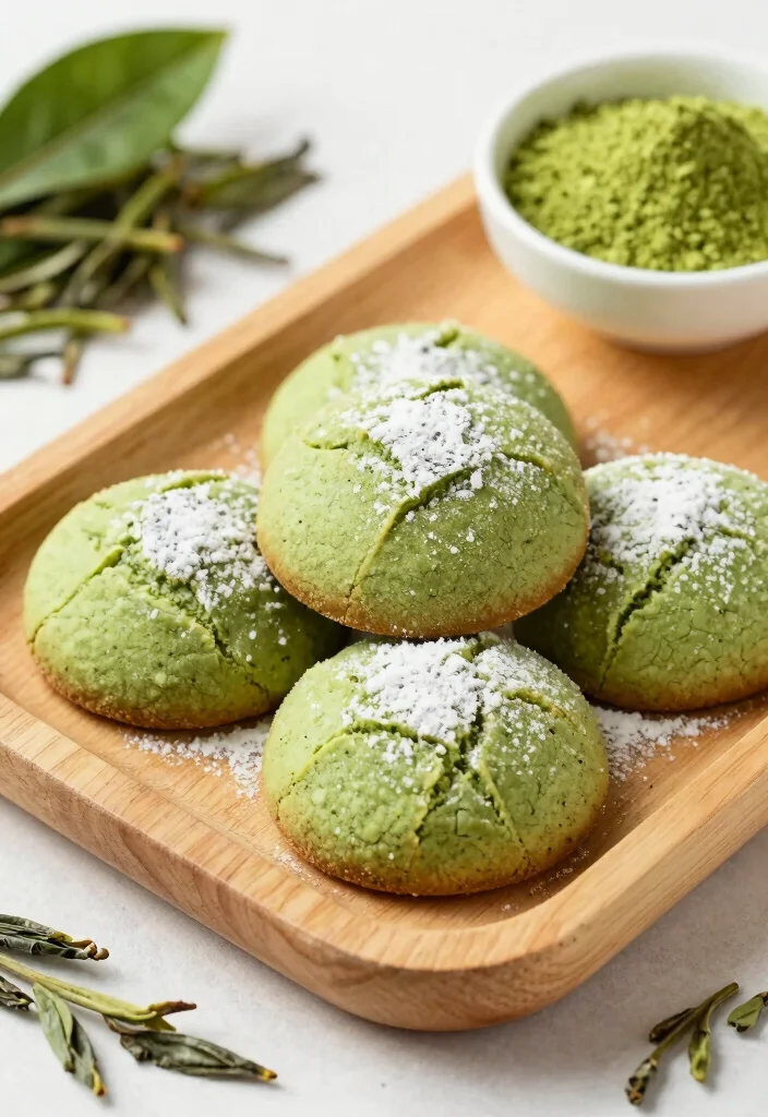 19 Easy Healthy Baking Recipes for Everyday Treats - 9. Matcha Almond Cookies 1