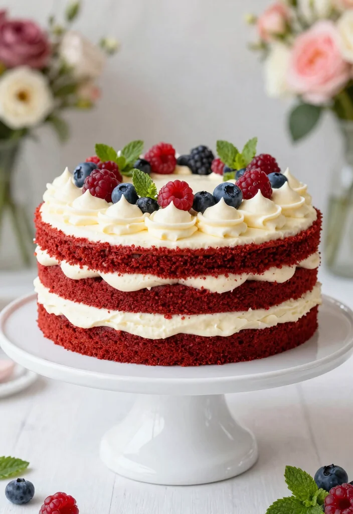 19 Eggless Baking Recipes That Are Soft and Fluffy - 9. Eggless Red Velvet Cake 1