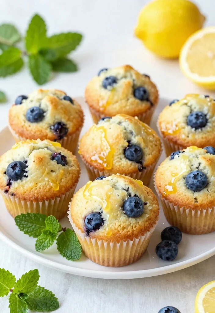 19 Healthy Low-Calorie Baking Recipes You Can Enjoy Guilt-Free - 10. Lemon Blueberry Muffins 1