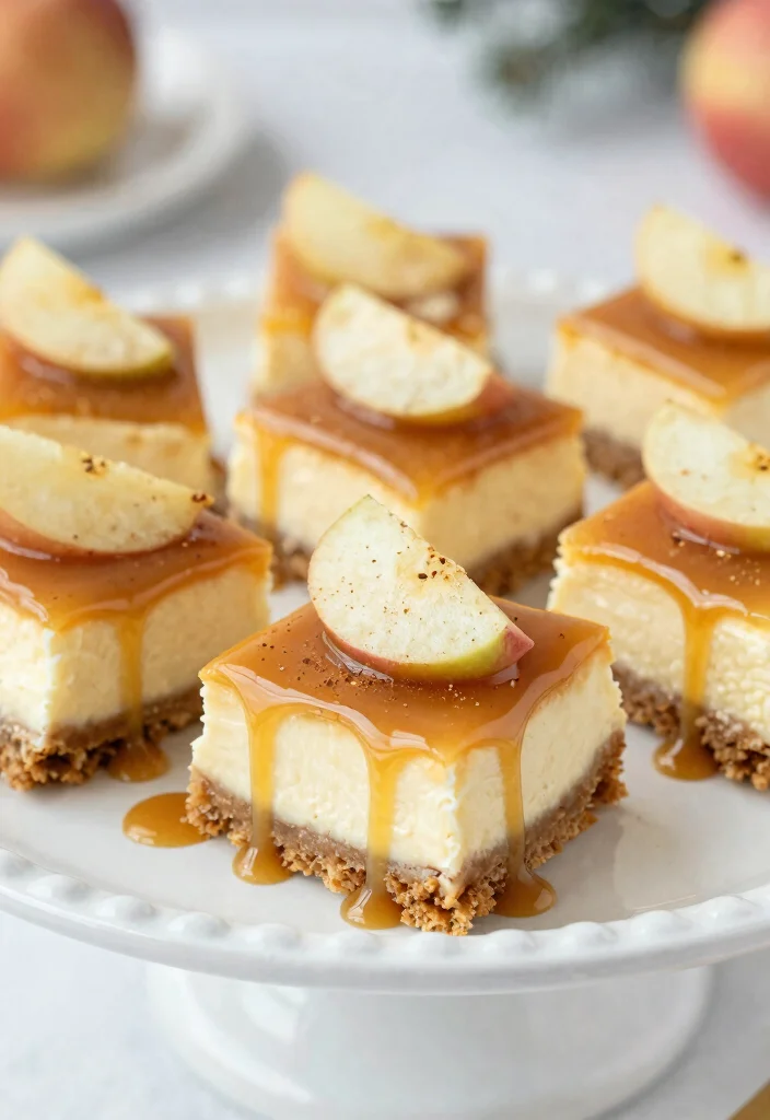 19 Holiday Baking Championship–Inspired Recipes to Try - 12. Caramel Apple Cheesecake Bars 1