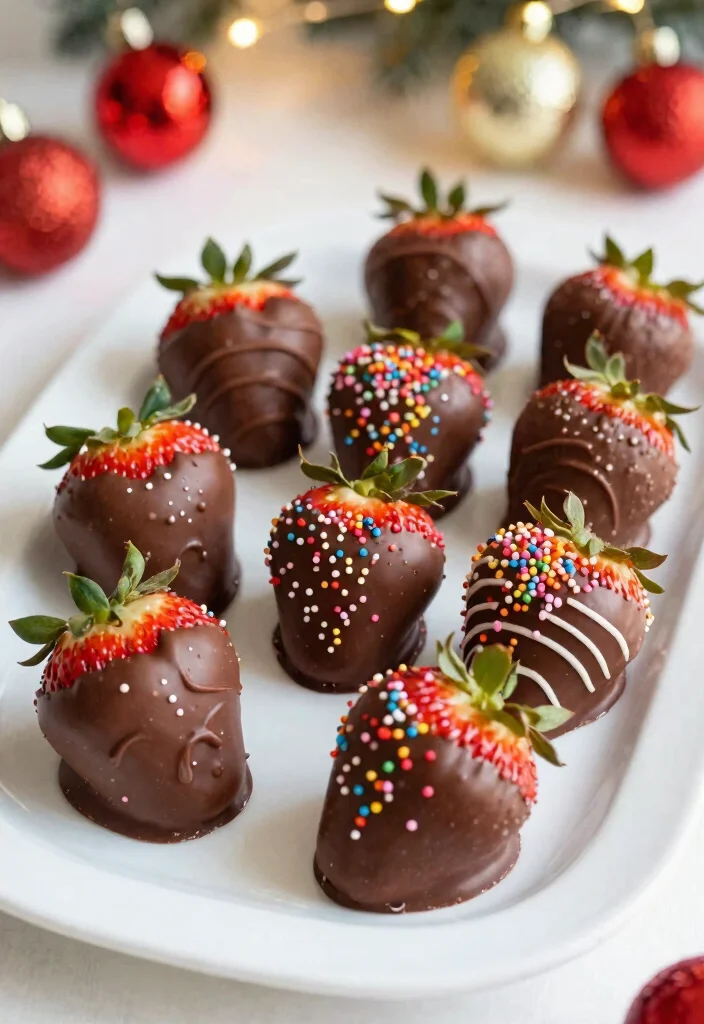 19 Holiday Baking Championship–Inspired Recipes to Try - 19. Chocolate-Dipped Strawberries 1