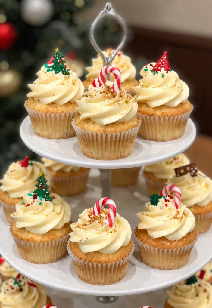 19 Holiday Baking Championship–Inspired Recipes to Try - 5. Eggnog Cupcakes 1