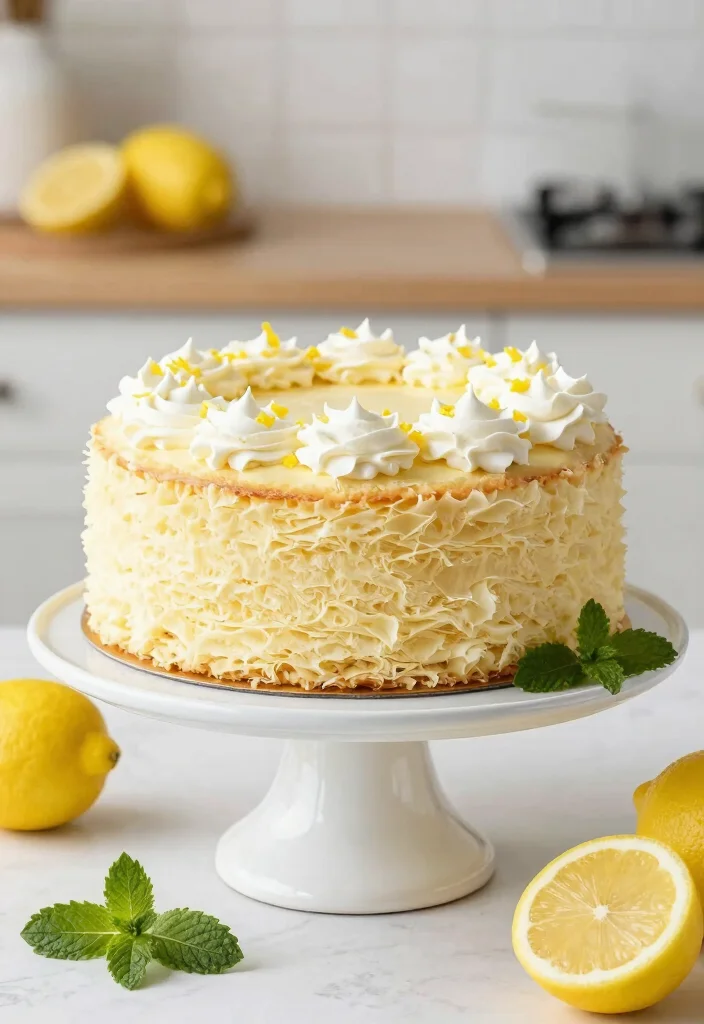 19 Lemon Baking Recipes with Bright Citrus Flavor - 10. Lemon Chiffon Cake 1