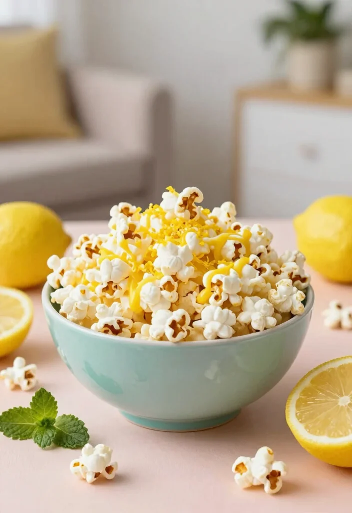 19 Lemon Baking Recipes with Bright Citrus Flavor - 14. Lemon Popcorn 1