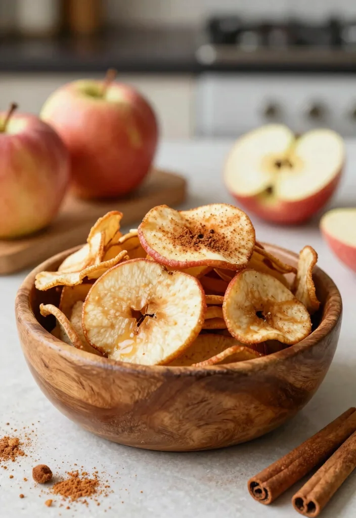 19 Low-Calorie Baking Recipes for Lighter Desserts - 14. Cinnamon Apple Chips 1