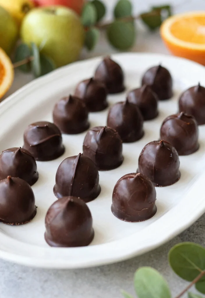 19 Low-Calorie Baking Recipes for Lighter Desserts - 15. Dark Chocolate Dipped Fruit 1