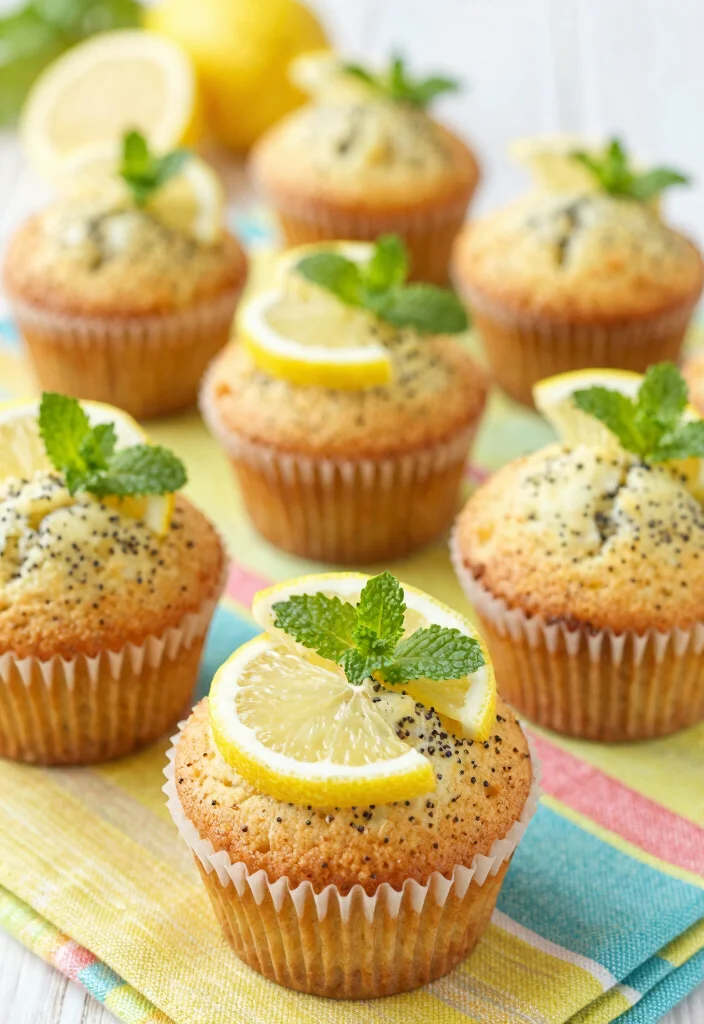 19 Low-Calorie Baking Recipes for Lighter Desserts - 19. Lemon Poppy Seed Muffins 1
