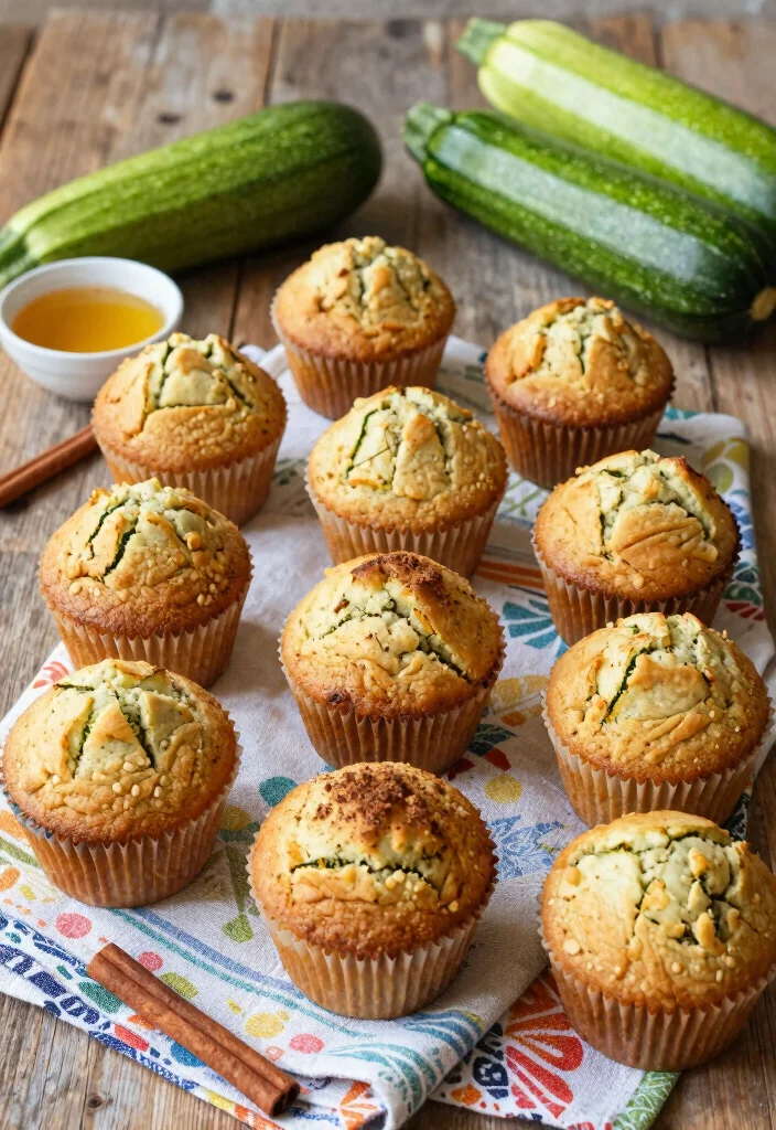 19 Low-Calorie Baking Recipes for Lighter Desserts - 2. Zucchini Bread Muffins 1