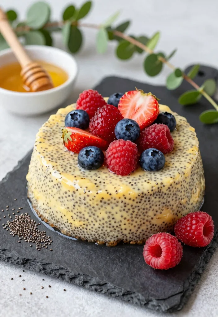 19 Low-Calorie Baking Recipes for Lighter Desserts - 3. Chia Seed Pudding Cake 1