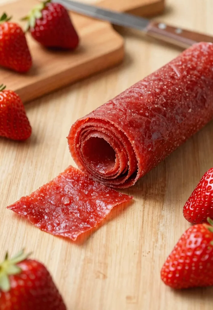 19 Strawberry Baking Recipes Bursting with Fresh Flavor - 16. Strawberry Fruit Leather 1