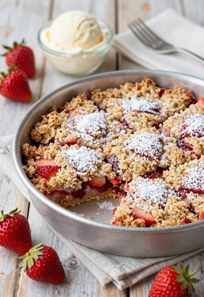 19 Strawberry Baking Recipes Bursting with Fresh Flavor - 9. Strawberry Crumble Bars 1