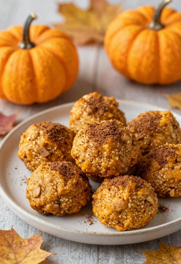 19 Sugar-Free Baking Recipes for Healthier Desserts - 12. Pumpkin Spice Energy Bites 1