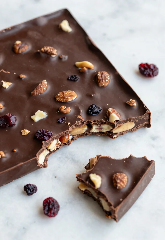 19 Sugar-Free Baking Recipes for Healthier Desserts - 19. Dark Chocolate Bark 1