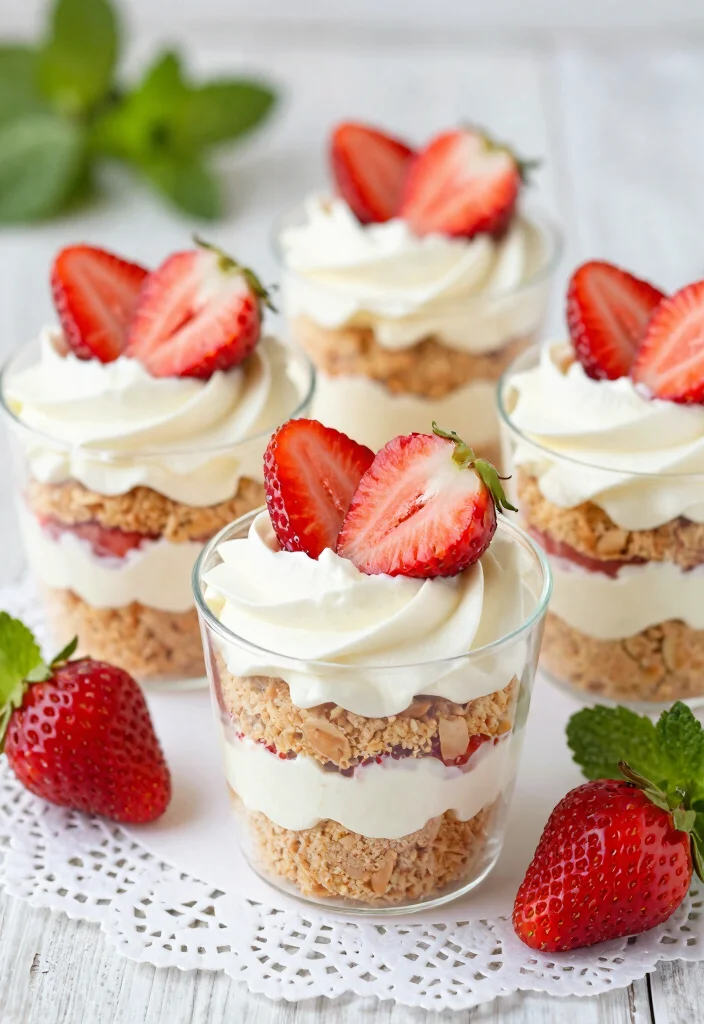 19 Sugar-Free Baking Recipes for Healthier Desserts - 8. Strawberry Shortcake Cups 1
