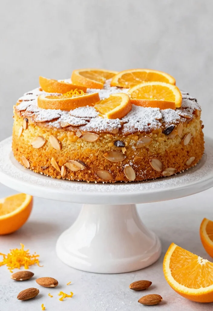 19 Sugar-Free Baking Recipes for Healthier Desserts - 9. Orange Almond Cake 1