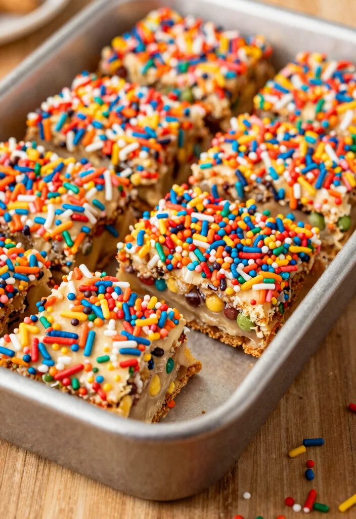 20 Easy Recipes With Box Cake Mixes for Quick Desserts - 1. Funfetti Cookie Bars 1