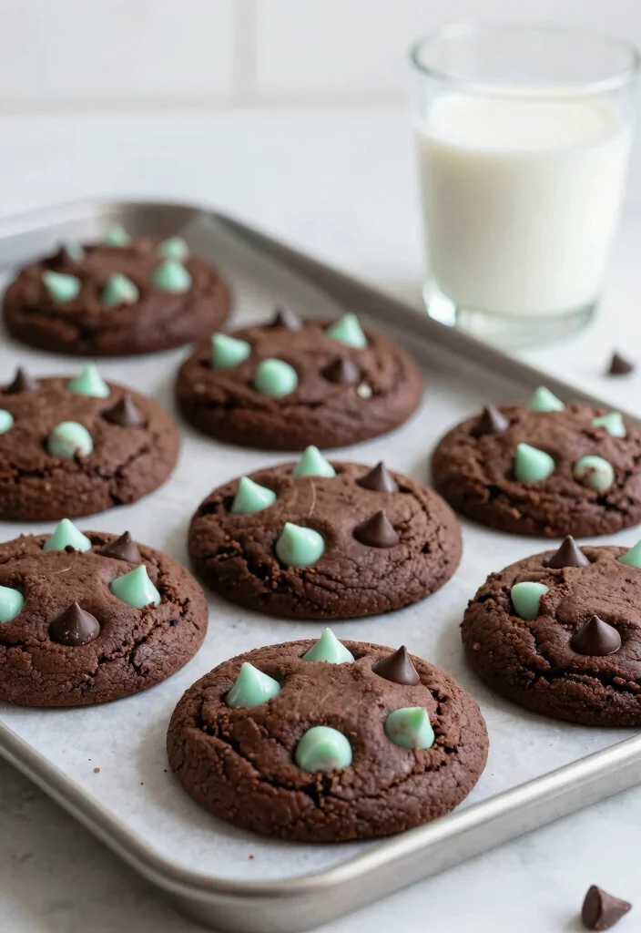 20 Easy Recipes With Box Cake Mixes for Quick Desserts - 16. Chocolate Mint Cake Mix Cookies 1