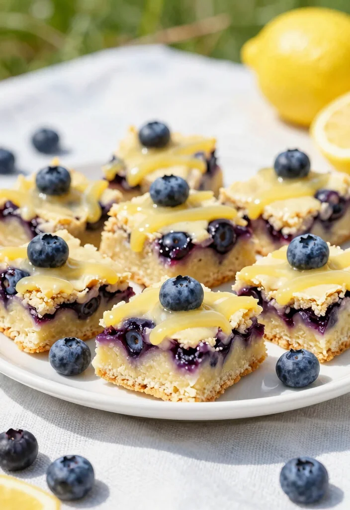 20 Easy Recipes With Box Cake Mixes for Quick Desserts - 20. Blueberry Lemon Cake Mix Bars 1