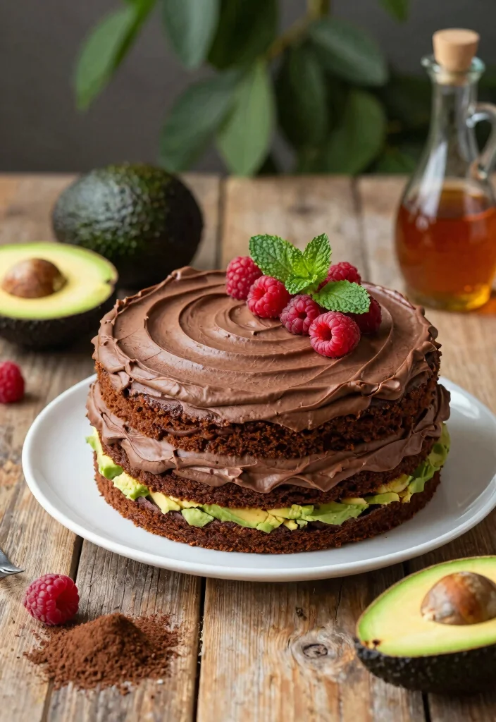 20 Easy Vegan Birthday Cake Recipes for Any Celebration - 1. Chocolate Avocado Cake 1