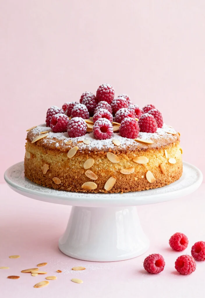 20 Easy Vegan Birthday Cake Recipes for Any Celebration - 11. Raspberry Almond Cake 1