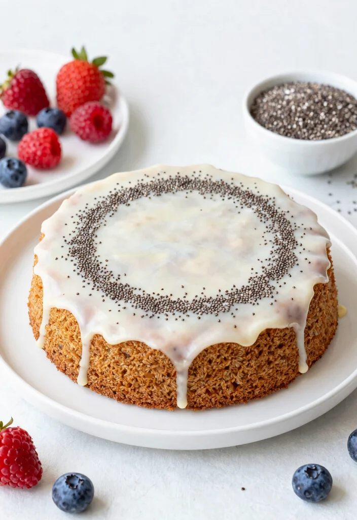 20 Easy Vegan Birthday Cake Recipes for Any Celebration - 12. Chia Seed Cake 1