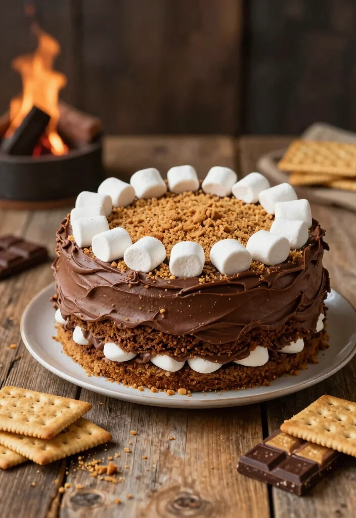 20 Easy Vegan Birthday Cake Recipes for Any Celebration - 20. S'mores Cake 1