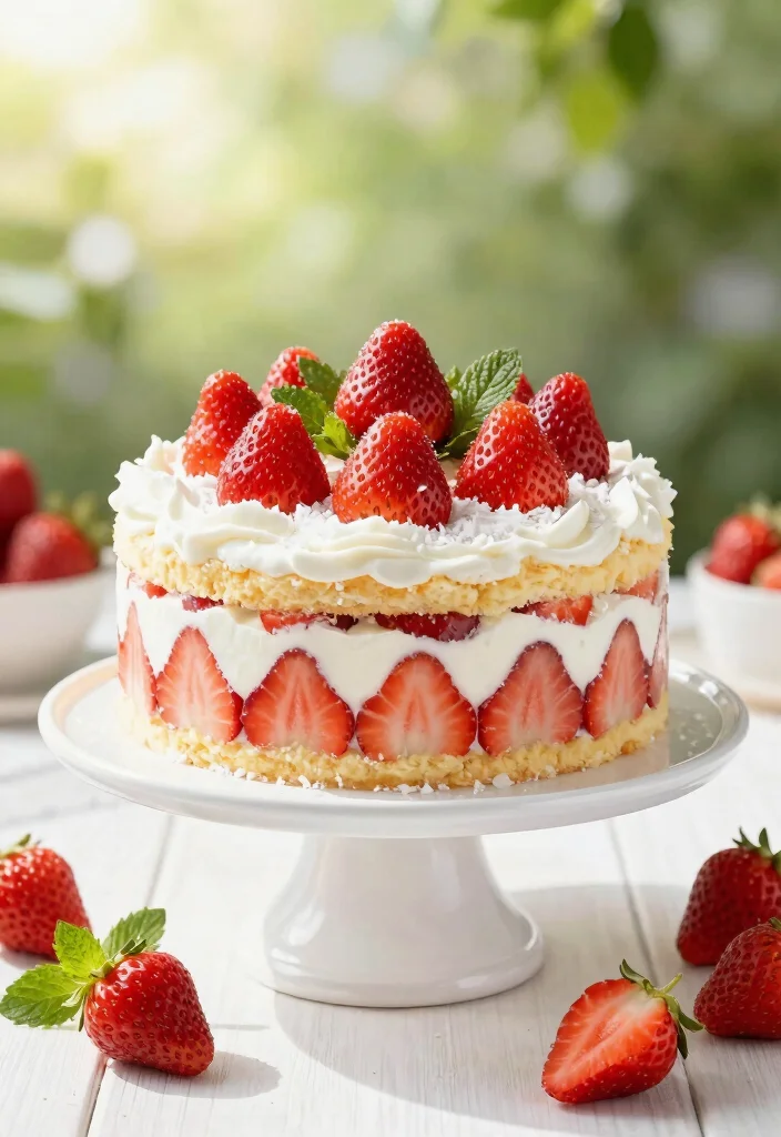20 Easy Vegan Birthday Cake Recipes for Any Celebration - 4. Strawberry Shortcake 1