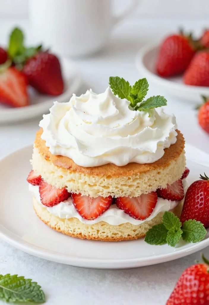 20 Easy Vegan Cake Recipes Moist and Dairy Free - 13. Strawberry Shortcake 1