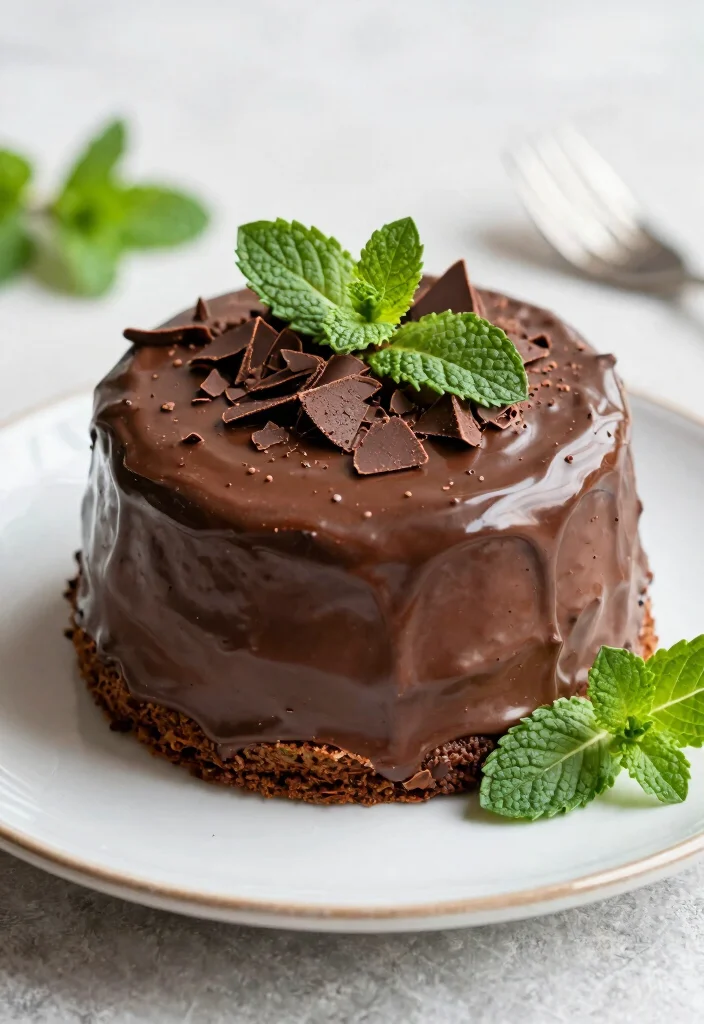 20 Easy Vegan Cake Recipes Moist and Dairy Free - 18. Chocolate Mint Cake 1