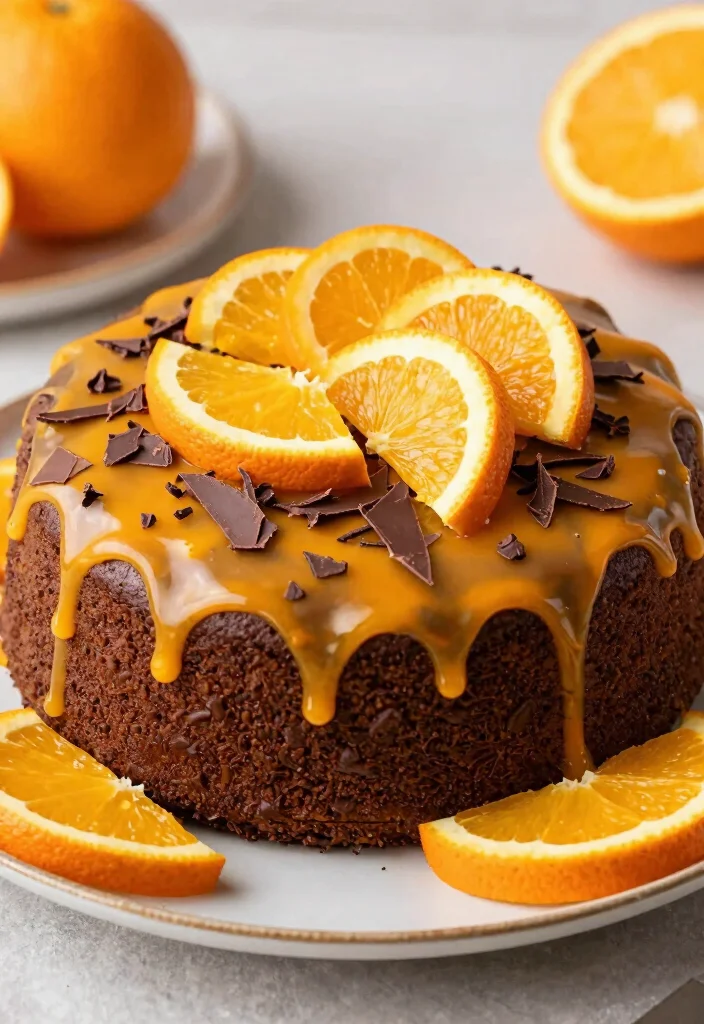 20 Easy Vegan Cake Recipes Moist and Dairy Free - 19. Chocolate Orange Cake 1