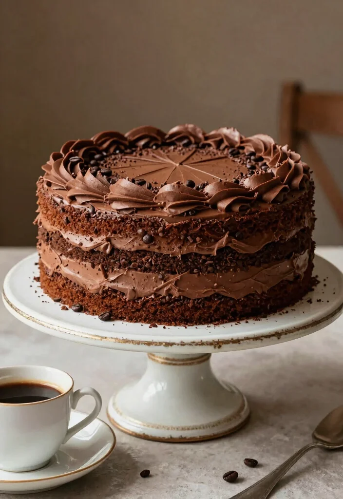 20 Great British Baking Show–Inspired Recipes to Make at Home - 15. Gluten-Free Mocha Cake 1