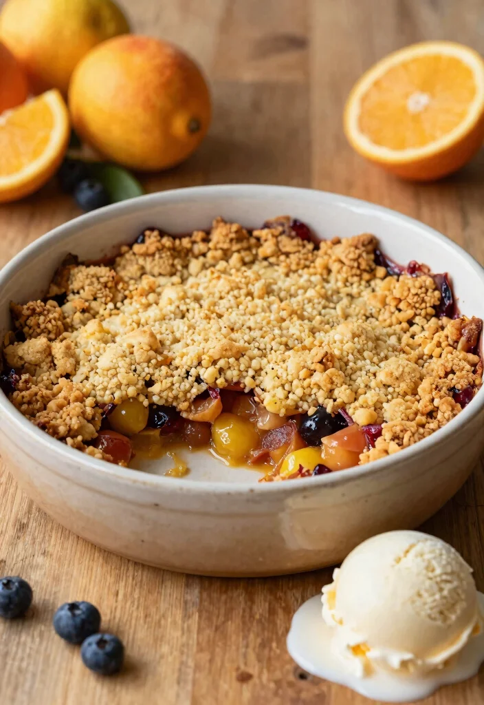 20 Great British Baking Show–Inspired Recipes to Make at Home - 19. Gluten-Free Fruit Crumble 1