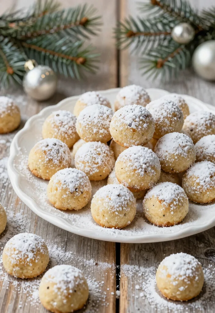 20 Holiday Baking Recipes for Festive Celebrations (Gluten-Free Edition) - 4. Gluten-Free Snowball Cookies 1