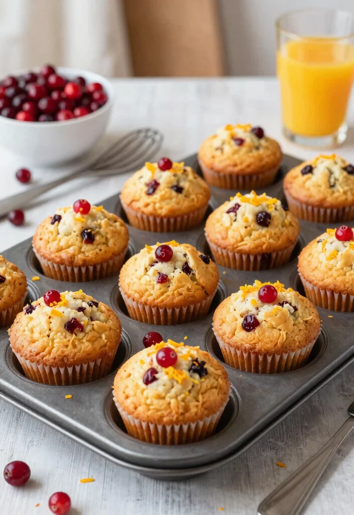 20 Holiday Baking Recipes for Festive Celebrations (Gluten-Free Edition) - 5. Cranberry Orange Muffins 1