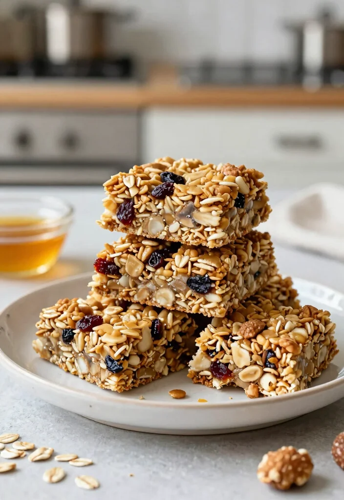 20 Homemade Baking Recipes Made Completely from Scratch - 15. Gluten-Free Granola Bars 1
