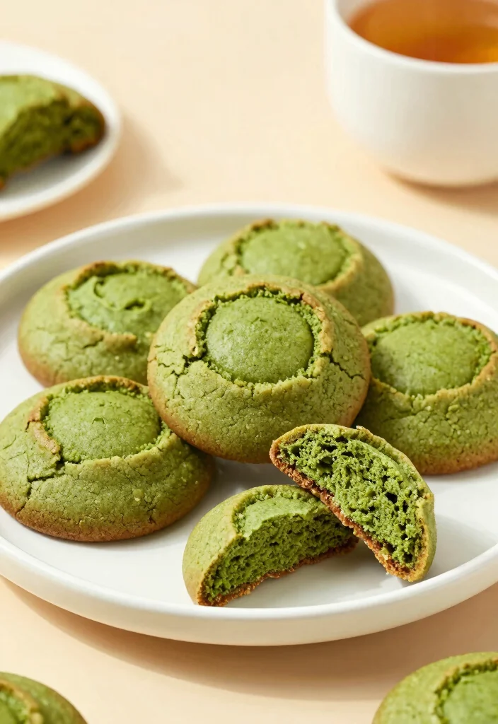 20 Homemade Baking Recipes Made Completely from Scratch - 20. Gluten-Free Matcha Cookies 1