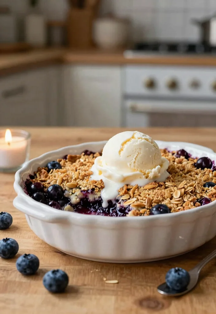 20 Homemade Baking Recipes Made Completely from Scratch - 4. Gluten-Free Blueberry Crisp 1