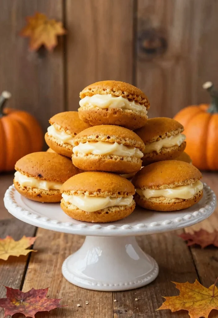 20 Pumpkin Baking Recipes for Cozy Fall Desserts - 11. Pumpkin Spice Whoopie Pies 1