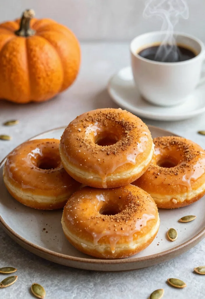 20 Pumpkin Baking Recipes for Cozy Fall Desserts - 14. Pumpkin Spice Donuts 1