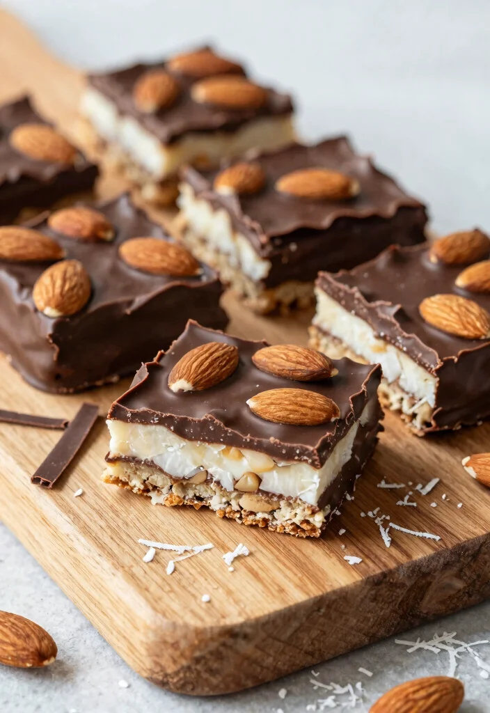 20 Vegan Baking Recipes Everyone Will Love - 19. Vegan Almond Joy Bars 1