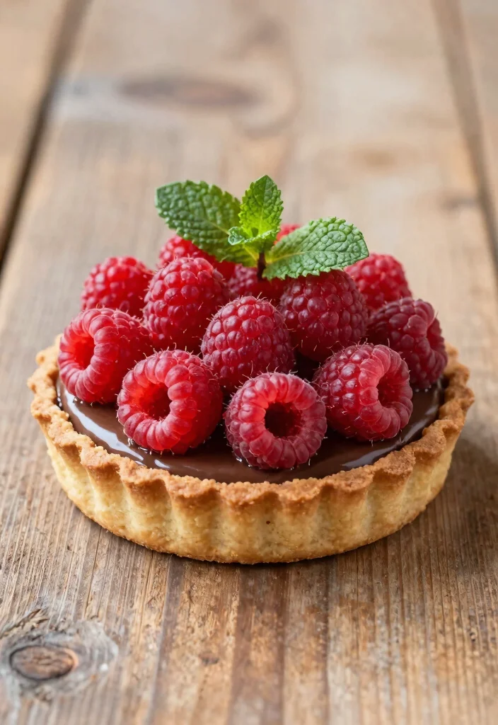 20 Vegan Baking Recipes Everyone Will Love - 20. Vegan Raspberry Chocolate Tart 1