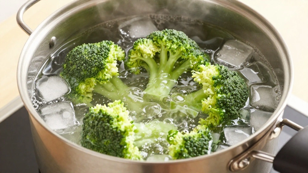 Best Broccoli Salad Recipe with Bacon, Raisins & Creamy Dressing - Step 2: Blanch the Broccoli 1