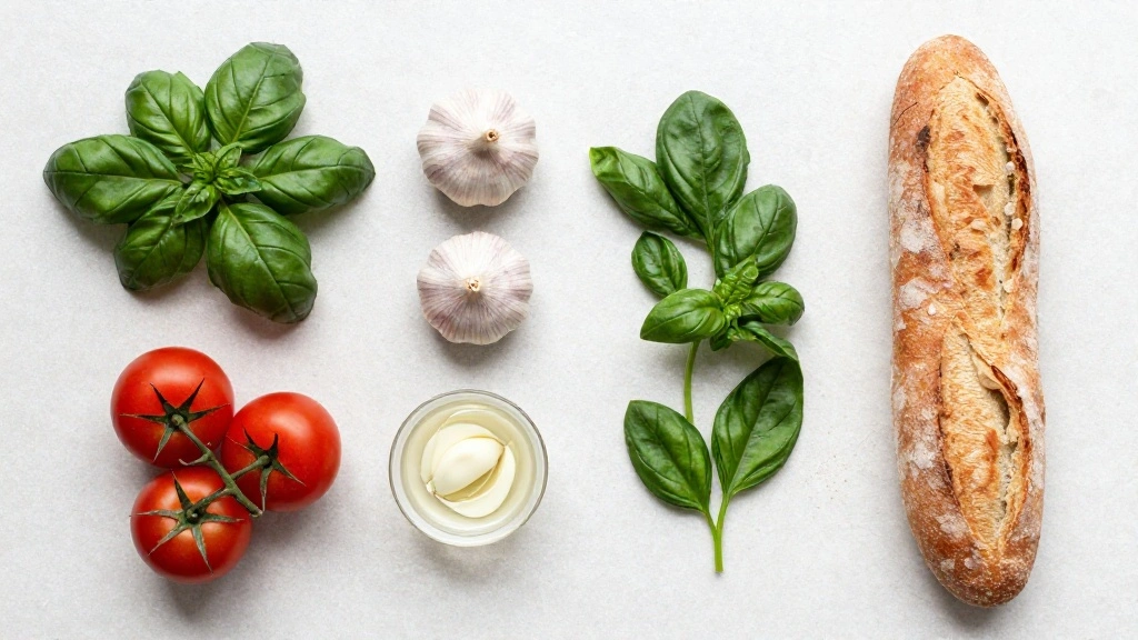 Classic Bruschetta Recipe with Fresh Tomatoes and Basil - Step 1: Prepare Ingredients 1