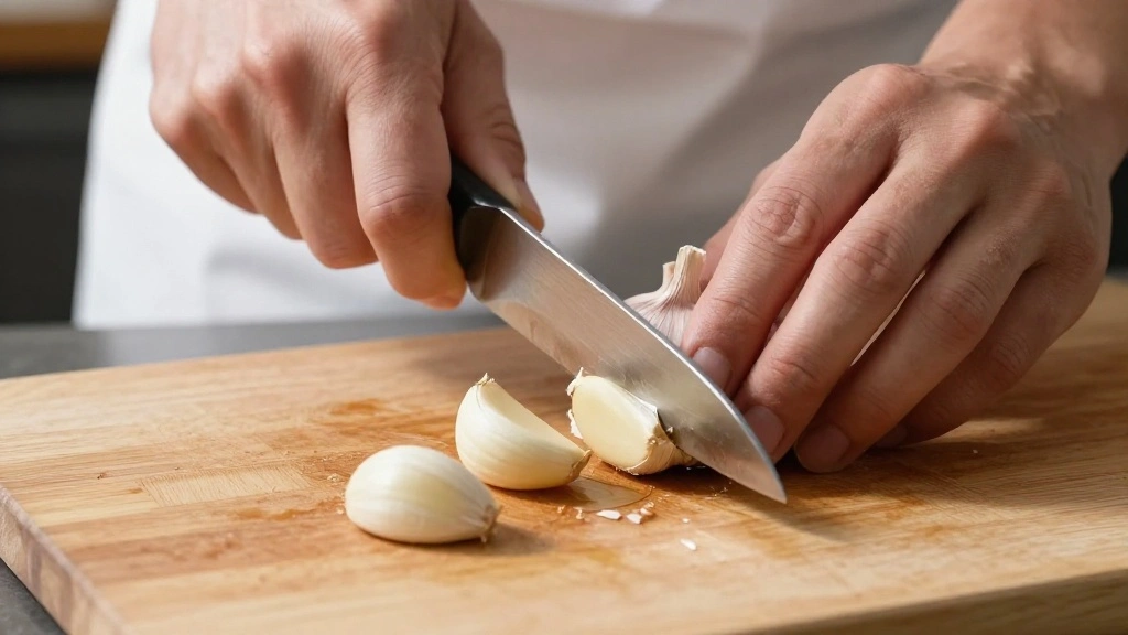 Classic Bruschetta Recipe with Fresh Tomatoes and Basil - Step 3: Mince Garlic 1